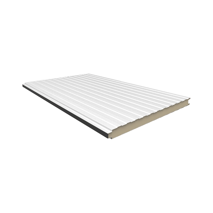 Painel Sandwich Fachada Fix. à vista 30mm Branco